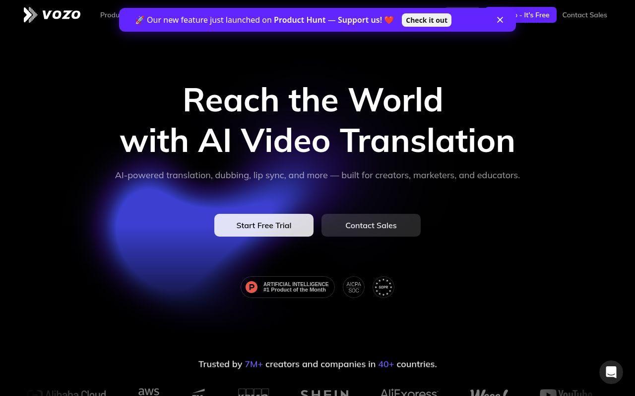 Vozo AI screenshot